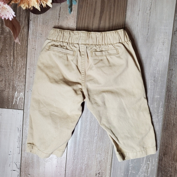 Carter's Khaki Beige 100% Cotton Baby Boy Formal Pants Size 3M EUC - Picture 6 of 9